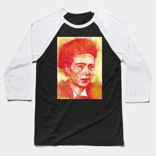 SIMONE DE BEAUVOIR - watercolor portrait.2 Baseball T-Shirt